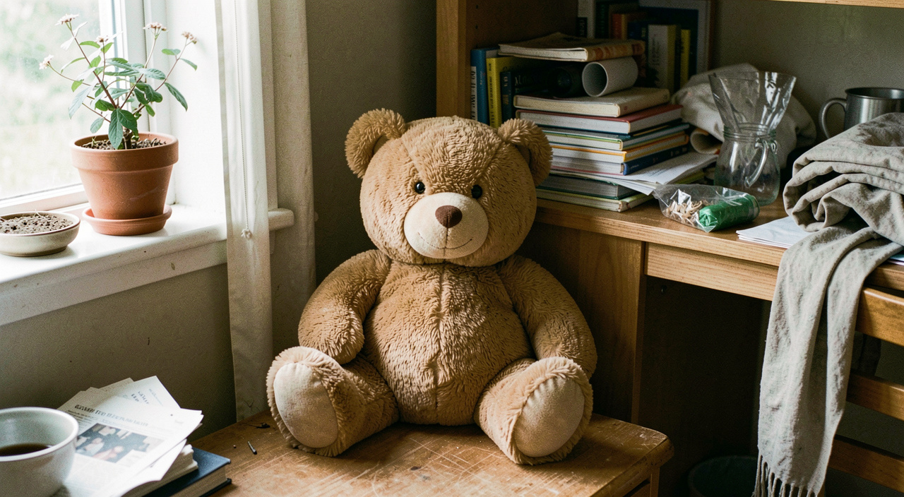 Das richtige Werkzeug : Teddybär Fell wieder weich machen: Bürste, Dampf, Geduld