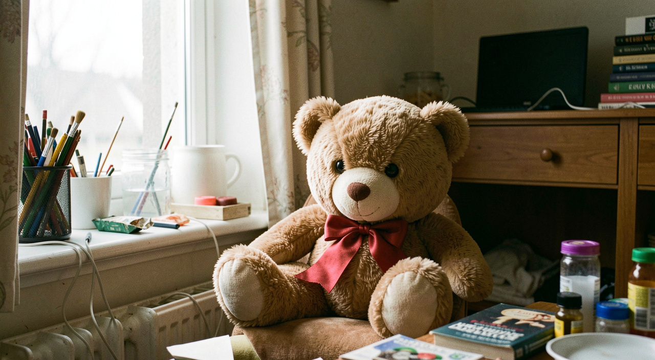 Löcher, Ohren und mürber Stoff : Teddybär Naht reparieren: der Leiterstich Schritt für Schritt